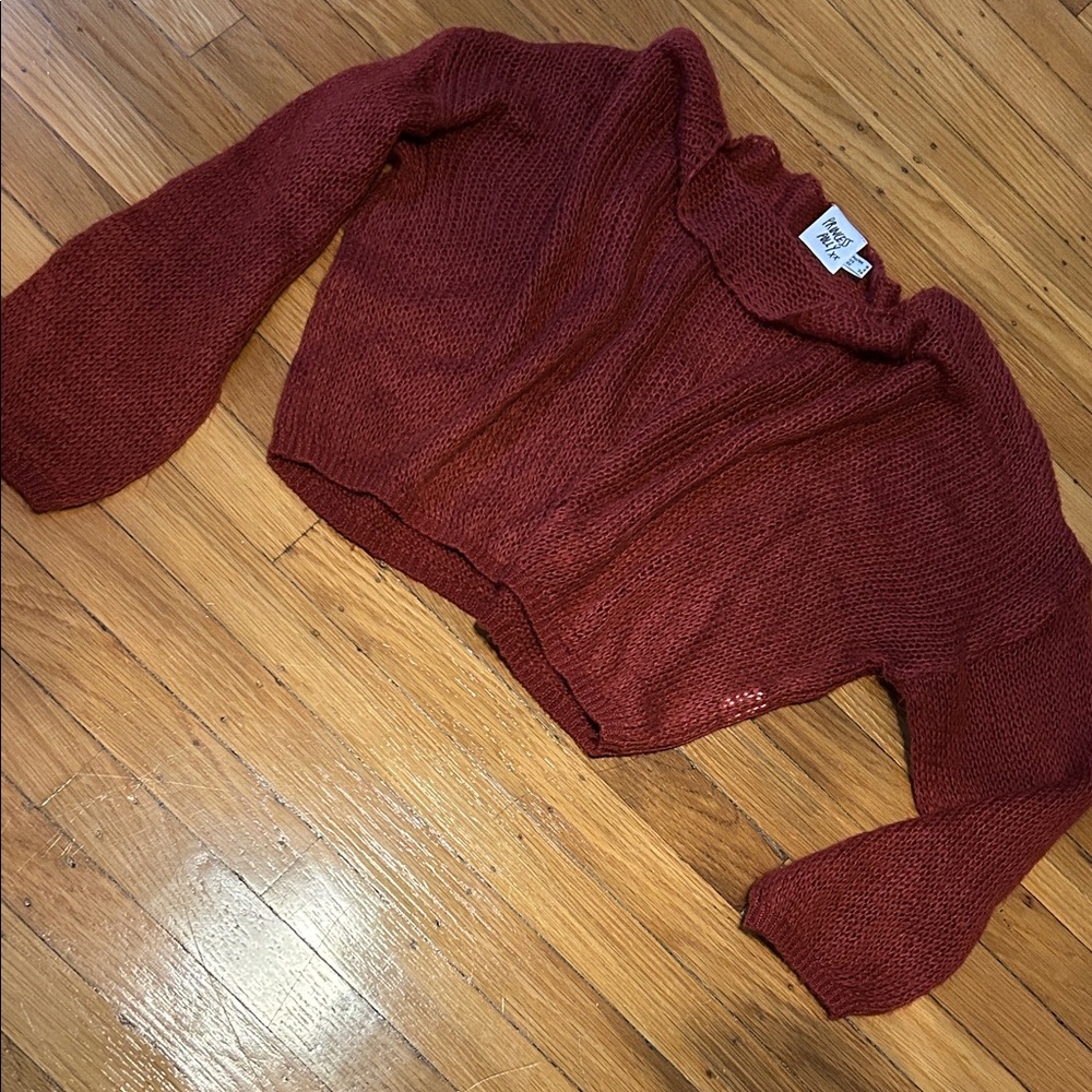 Princess Polly Maroon Cowl Neck Sweater